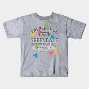 Property of Greendale Community College - Paintball Edition Kids T-Shirt